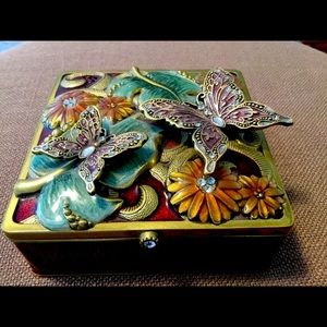 Cloisonné Enamel Trinket Box